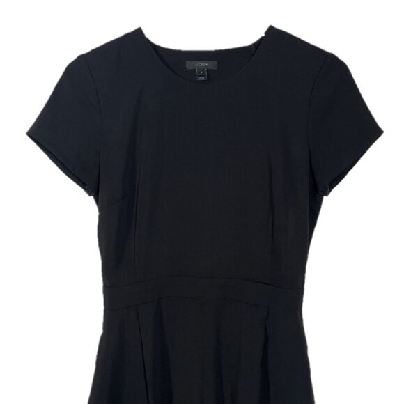 J. Crew Short Sleeve Wide Leg Cross Back Jumpsuit Size 2 - Picture 2 of 6